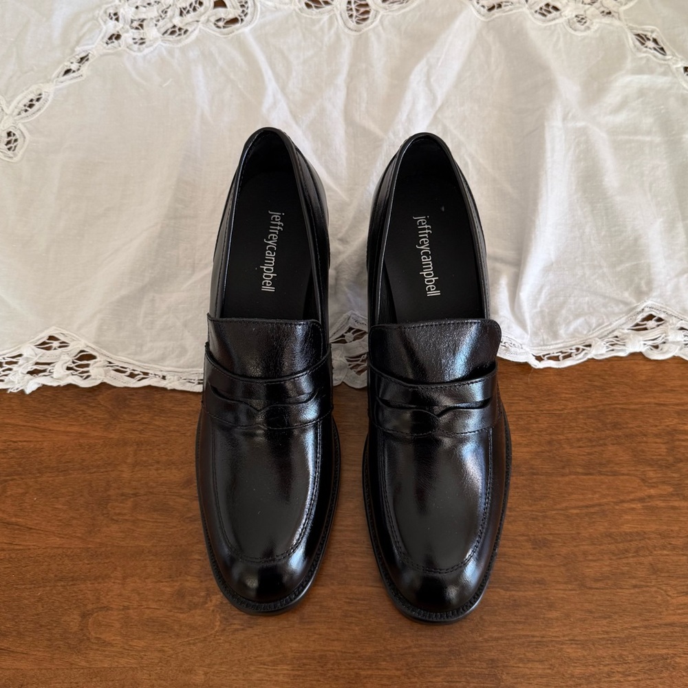 Jeffery Campbell File Away Loafers NIB